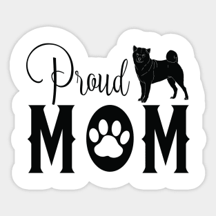 Proud Dog Mom - Shiba Sticker